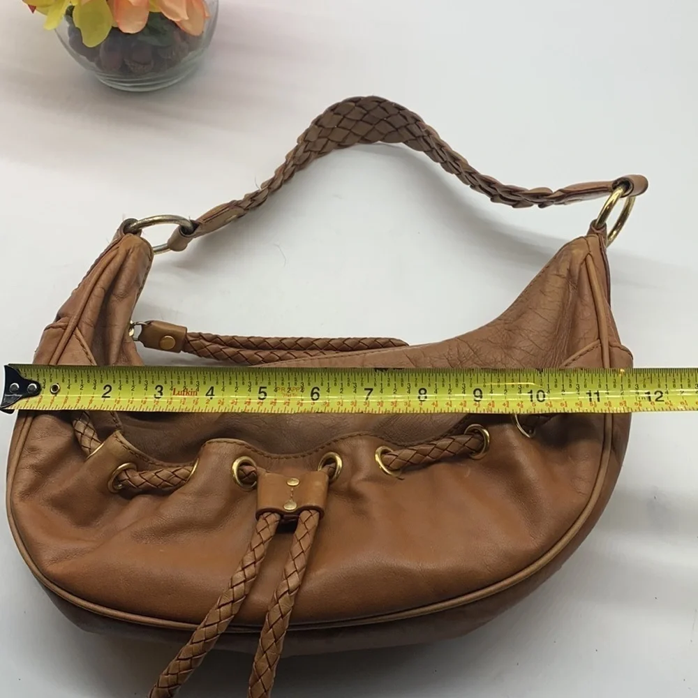 Michael Michael Kors Carmel Color Leather Hobo Bag. BRN1596B